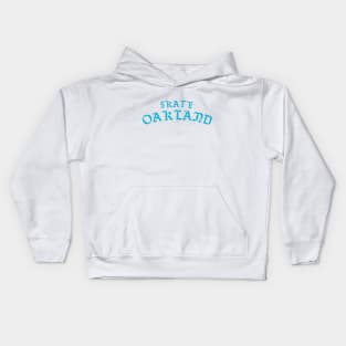 Skate Oakland / Bboy Blue Kids Hoodie